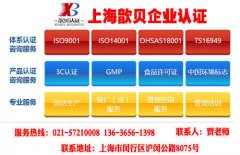 上海ISO9000认证标准知识介绍